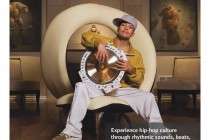 Presentación en vivo por DJ QBert, destacado en la exposición de hip-hop