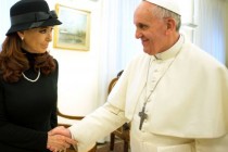 Pope Francis Holds Private Audience with Argentina President