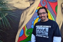 Mural hanging in central Phoenix on June 8