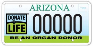 Arizona License Plate