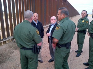 Congressman Ron Barber with Secretary Johnson in Cochise County