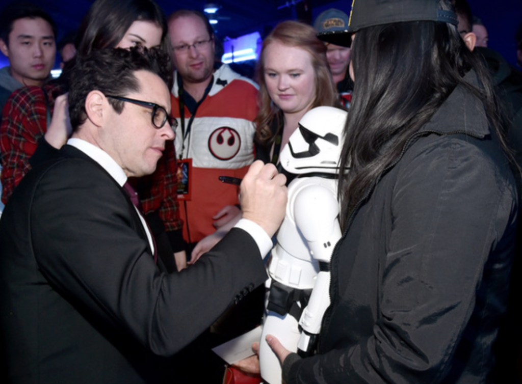 HOLLYWOOD, CA - DECEMBER 14: Director J.J. Abrams attends the after party for the World Premiere of “Star Wars: The Force Awakens” on Hollywood Blvd on December 14, 2015 in Hollywood, California. (Photo by Alberto E. Rodriguez/Getty Images for Disney)