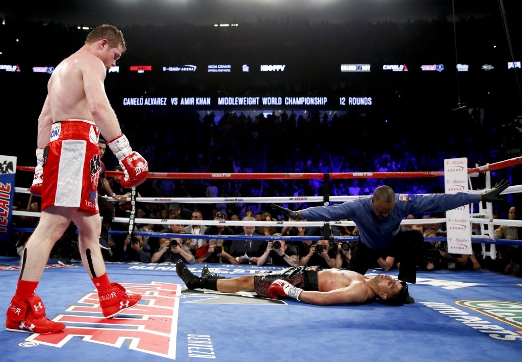 Canelo Beats Khan