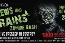 Get your Zombie On! for the ‘Brews & Brains Zombie Bash’ Sat., Oct. 29th